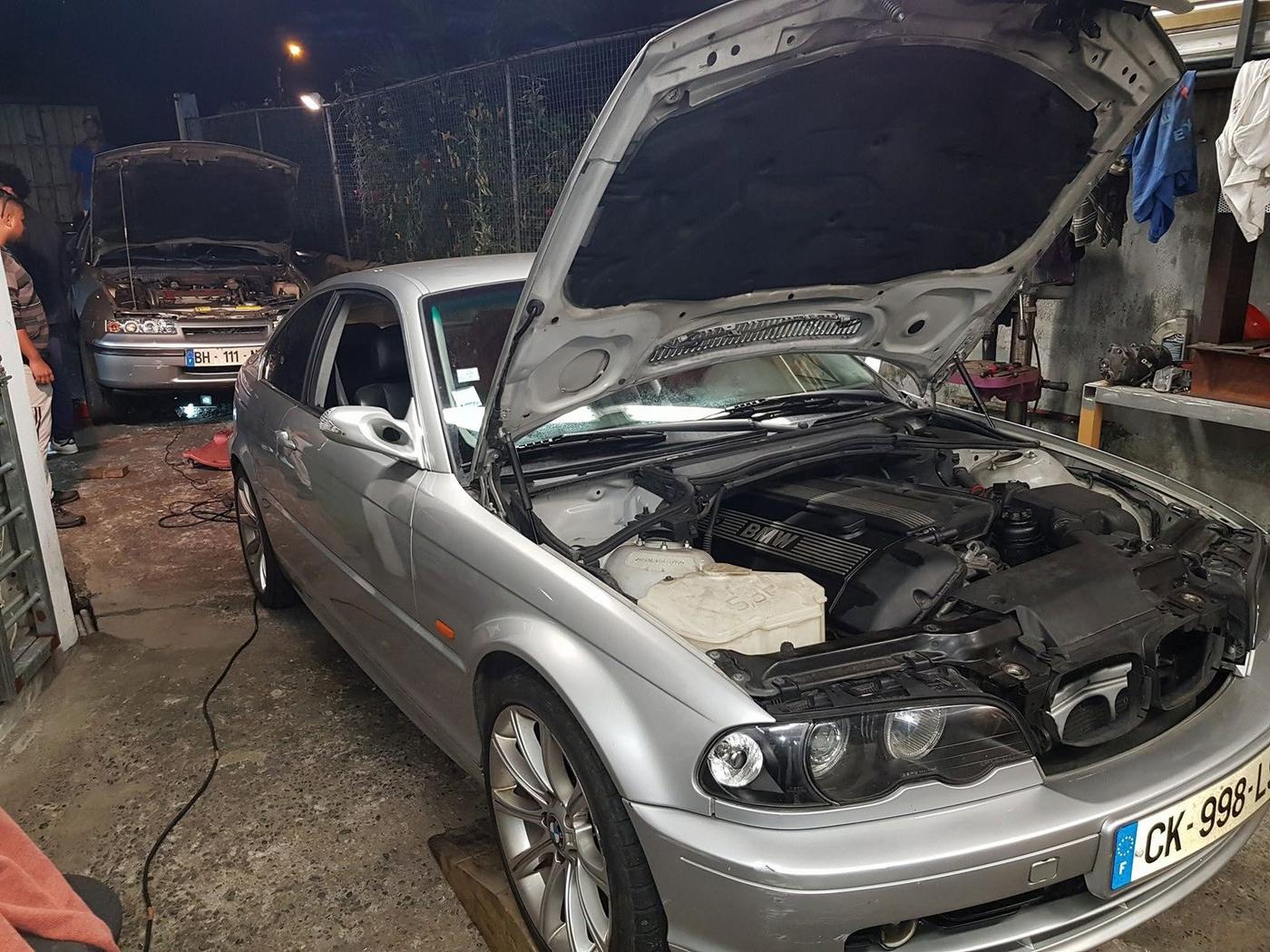 BMW en révision moteur